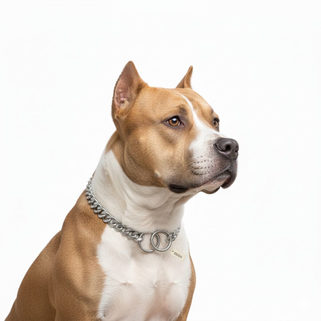 Regiis Silver Dog Choke Chain Collar – Curb Link | Medium