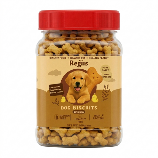 Regiis Chicken Dog Biscuits – Crunchy Low-Calorie Training Treats