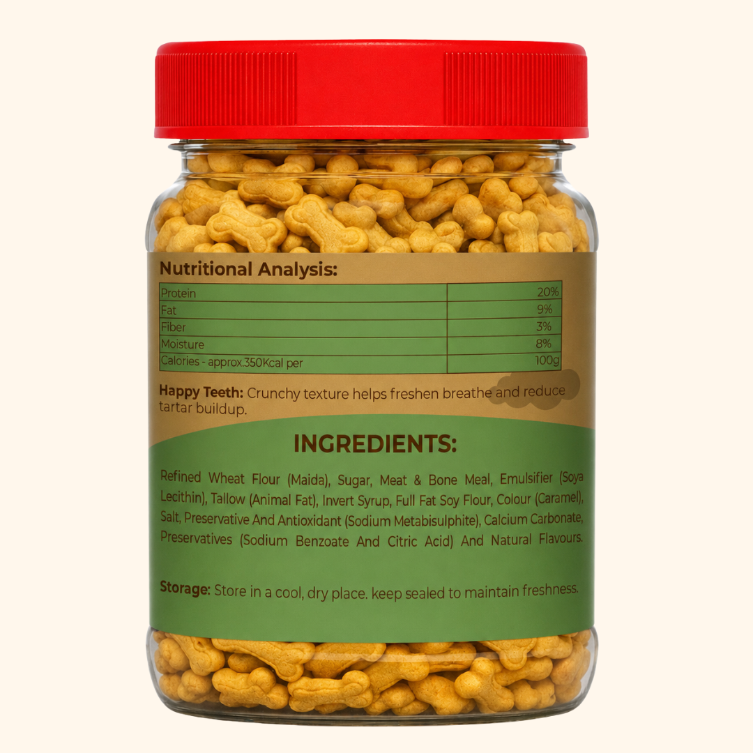 Regiis Dog Biscuits | Chicken & Egg Flavor | High Protein, Gluten Free Healthy Dog Treats | Training Rewards & Daily Snack | 400g