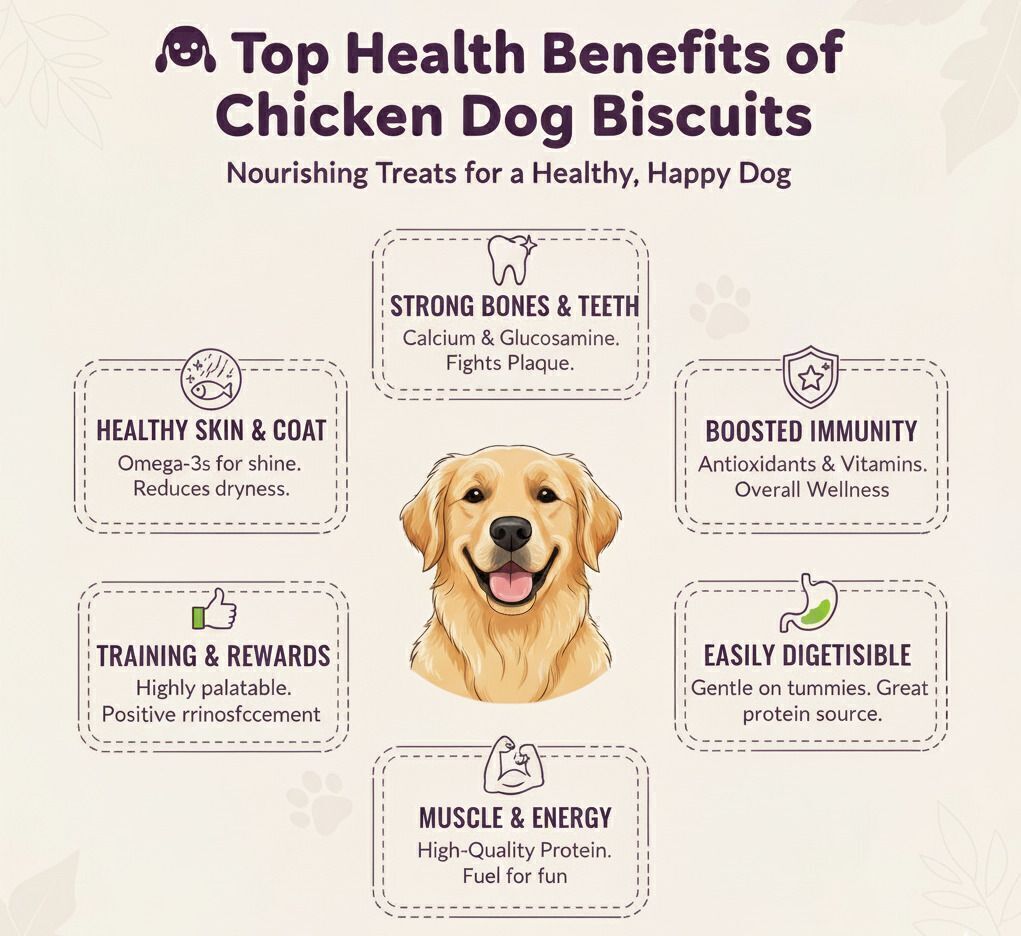 Regiis Chicken Dog Biscuits – Crunchy Low-Calorie Training Treats