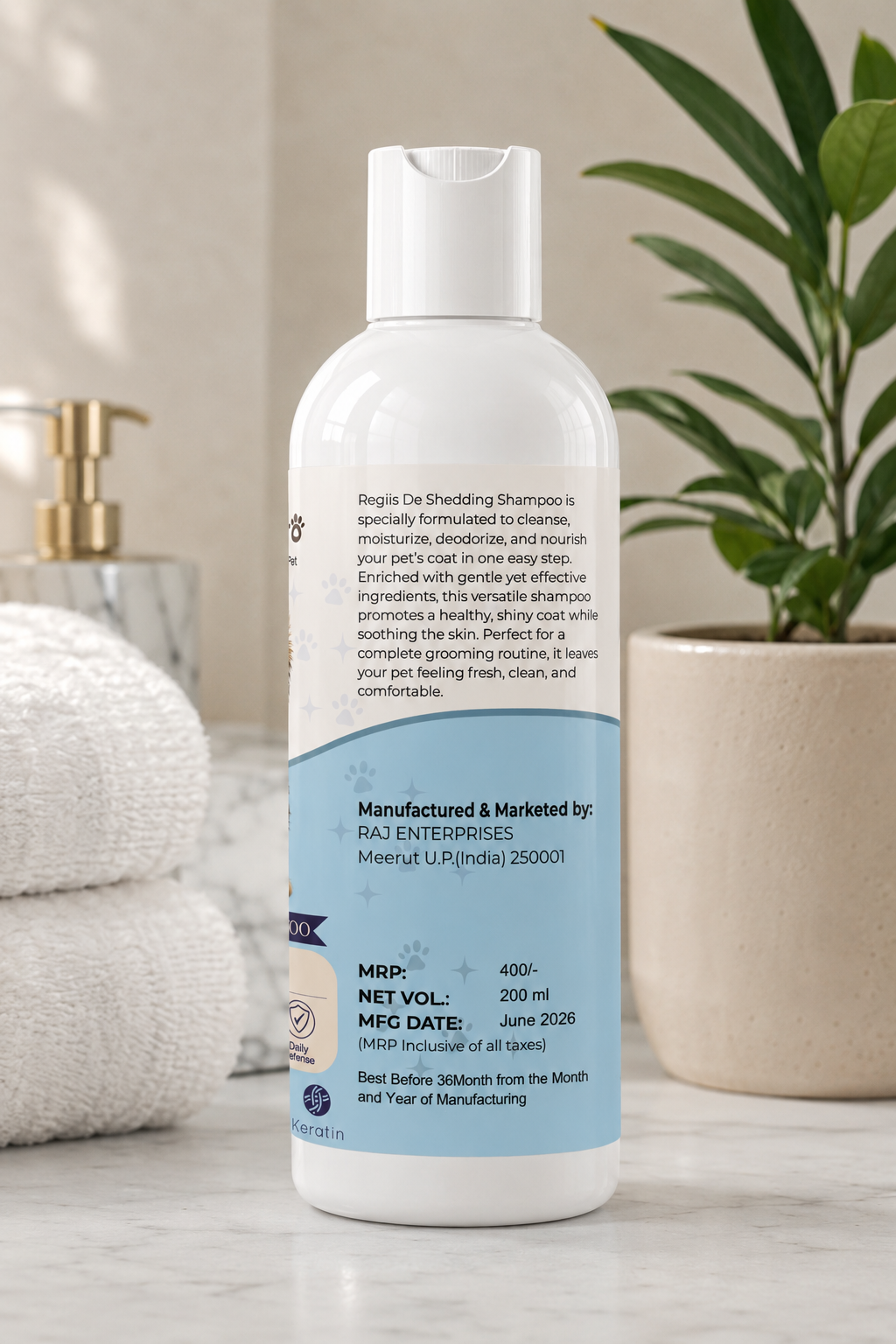 Regiis De-Shedding shampoo product benefits