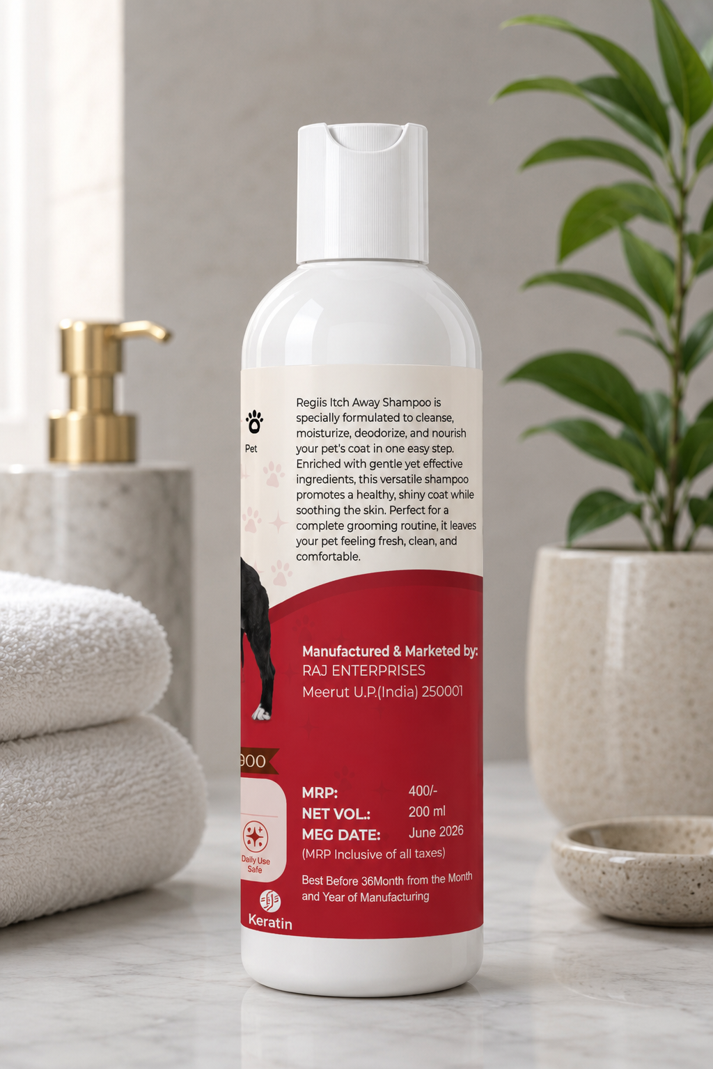 Regiis Itch Away shampoo ingredients