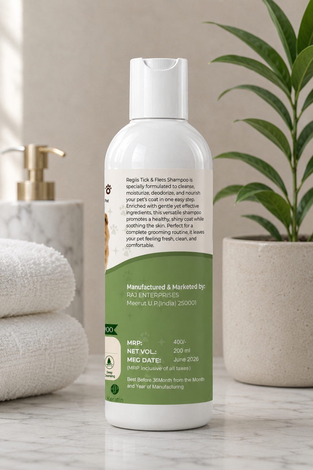 Regiis Tick and Flea shampoo ingredients